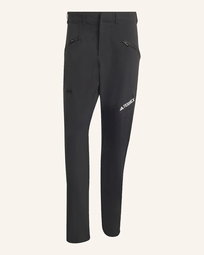 adidas Techrock Brushed Softshellhose schwarz Schwarz