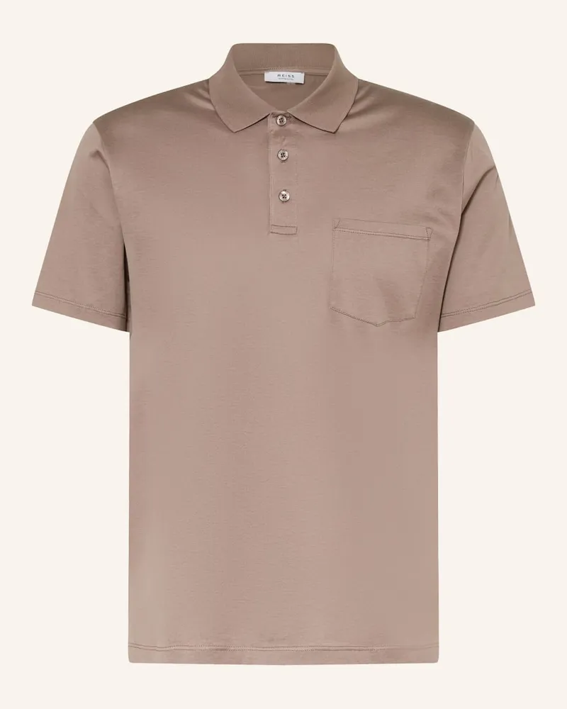 Reiss Jersey-Poloshirt AUSTIN Braun