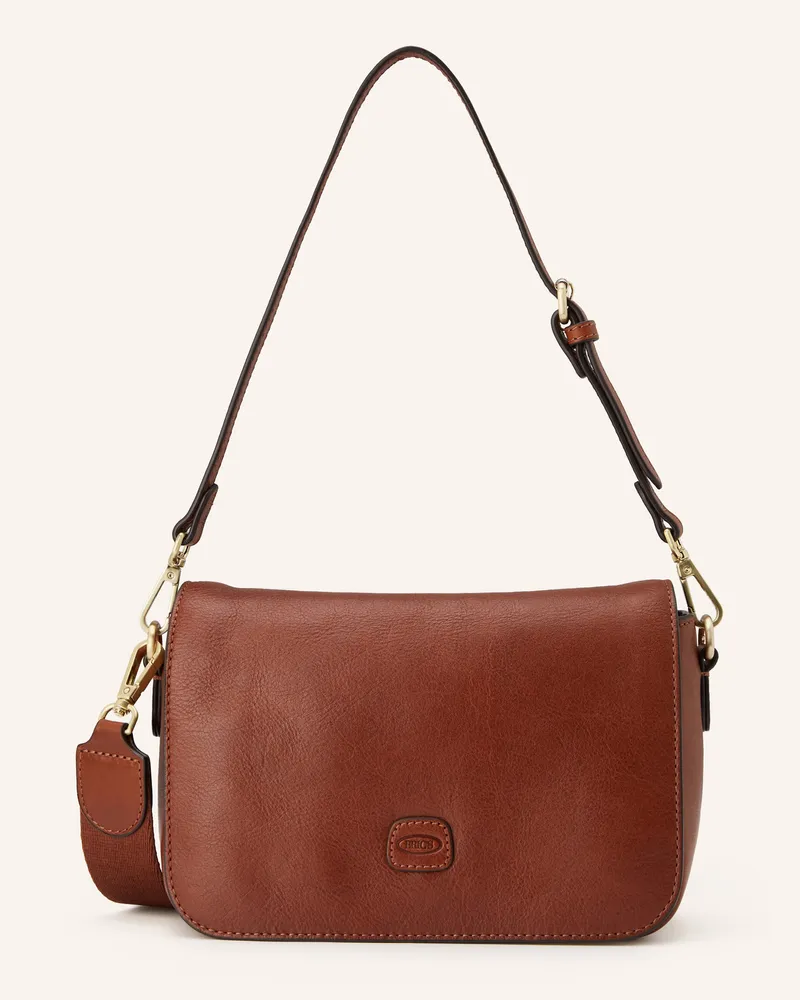 Bric's Schultertasche Volterra braun Cognac