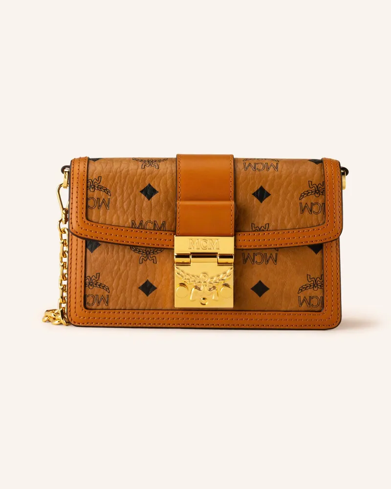 MCM Umhängetasche Tracy braun Cognac