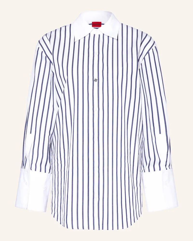 HUGO BOSS Hemdbluse EBANK Weiss