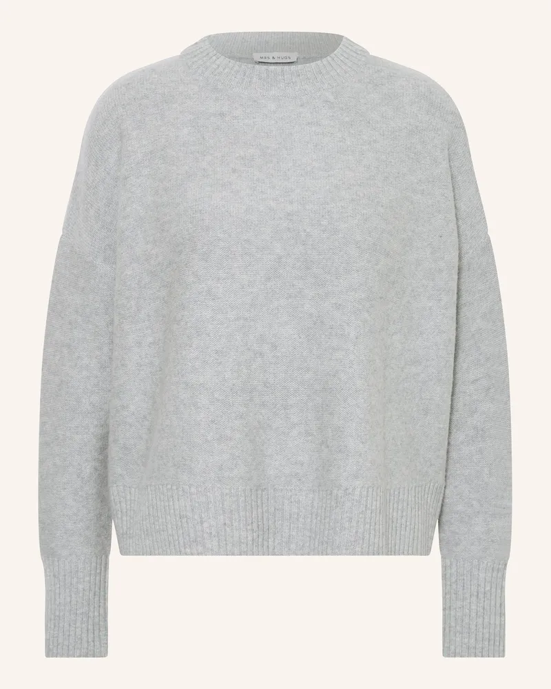 Mrs & HUGS Pullover Hellgrau