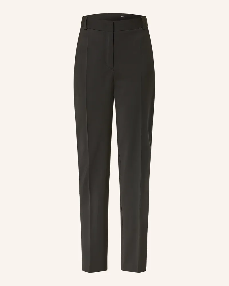 HUGO BOSS Hose Tapriah schwarz Schwarz