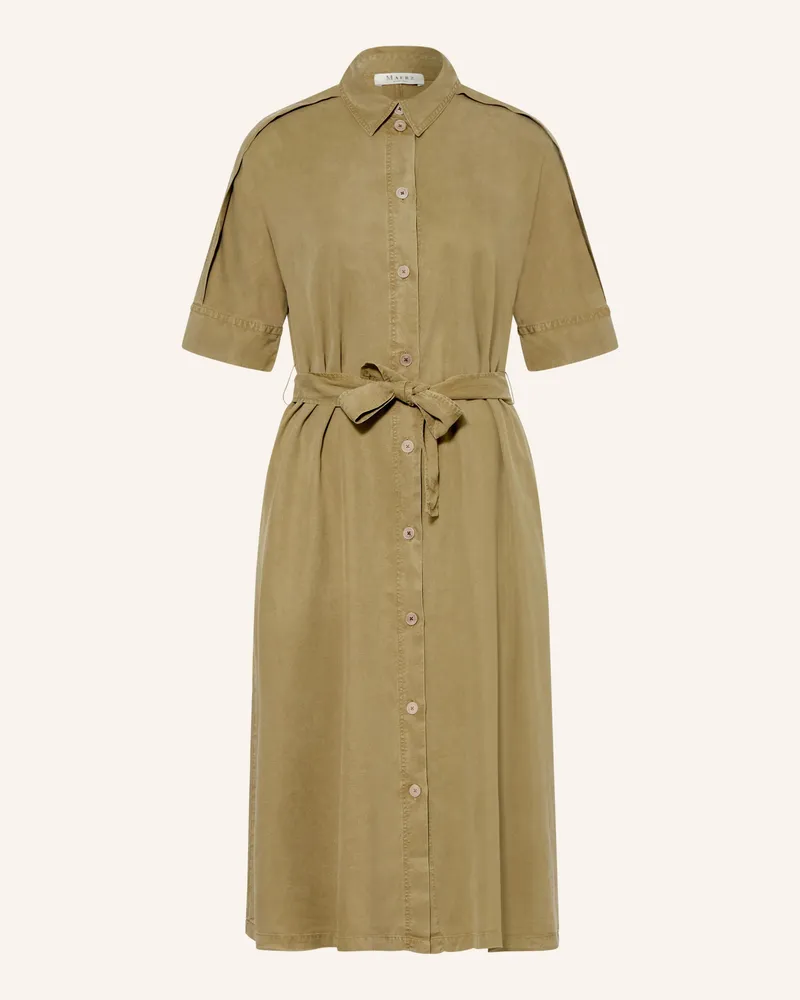Maerz Hemdblusenkleid gruen Oliv