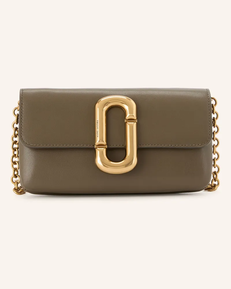 Marc Jacobs Geldbörse The Wallet On Chain Zum Umhängen gruen Khaki
