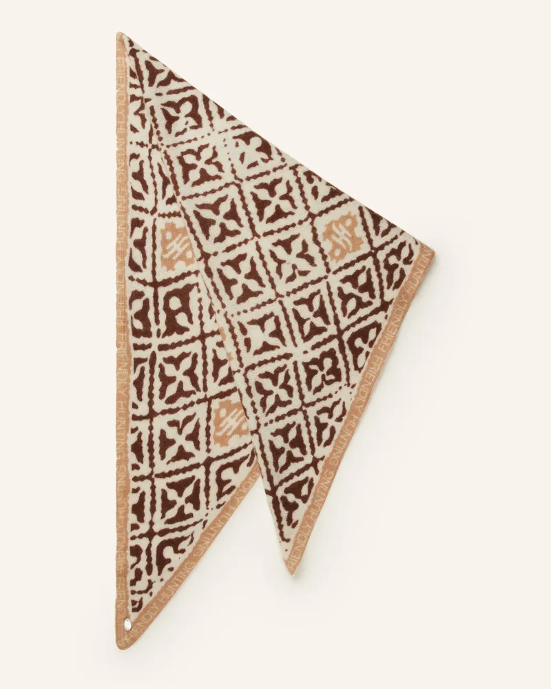 Friendly Hunting Dreieckstuch Aus Cashmere beige Creme