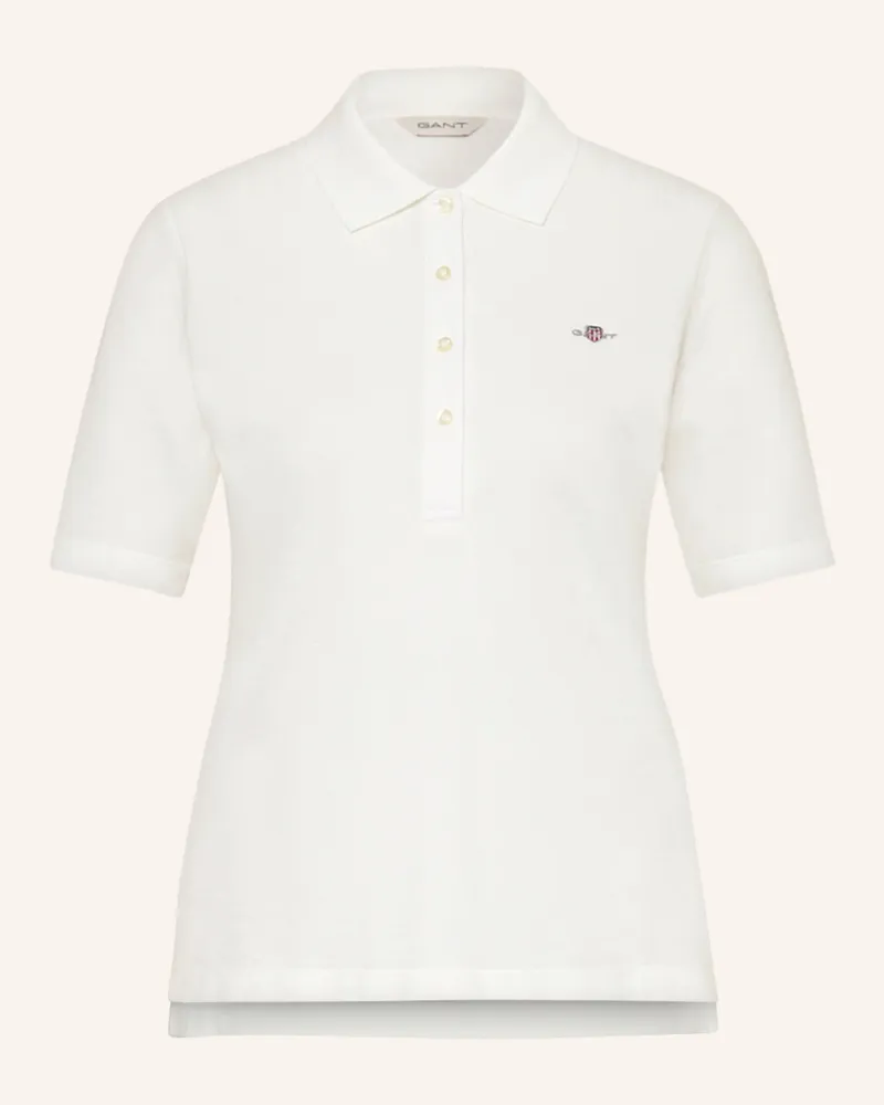 Gant Piqué-Poloshirt Weiss