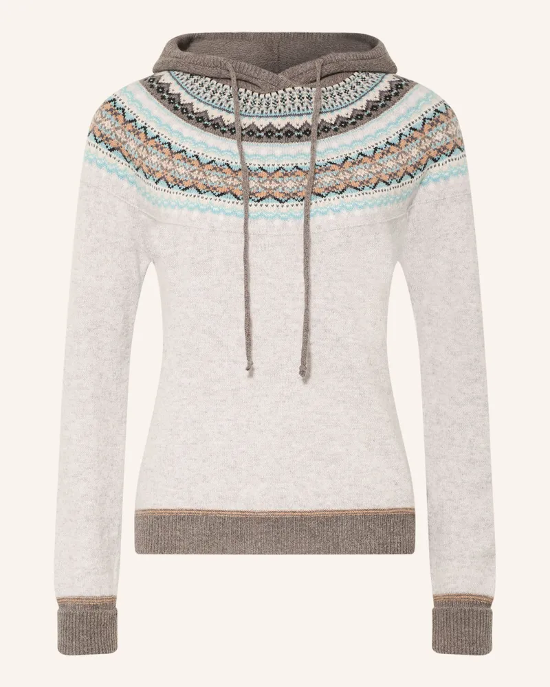 ERIBÉ Strick-Hoodie Alpine grau Grau