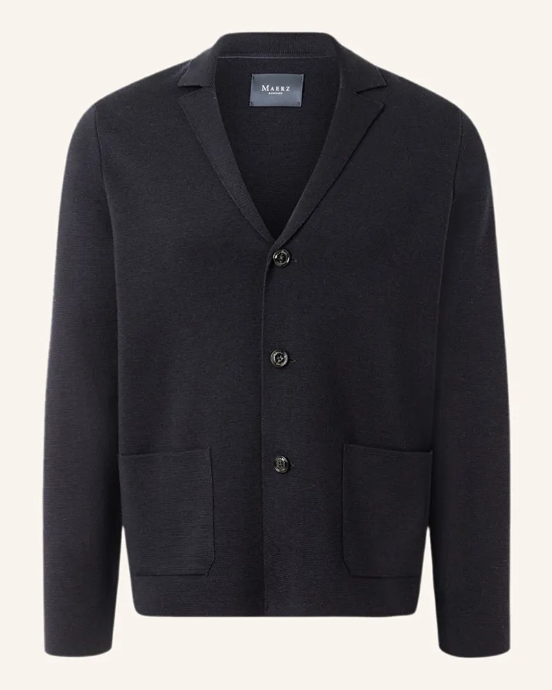 Maerz Strickjacke blau Dunkelblau