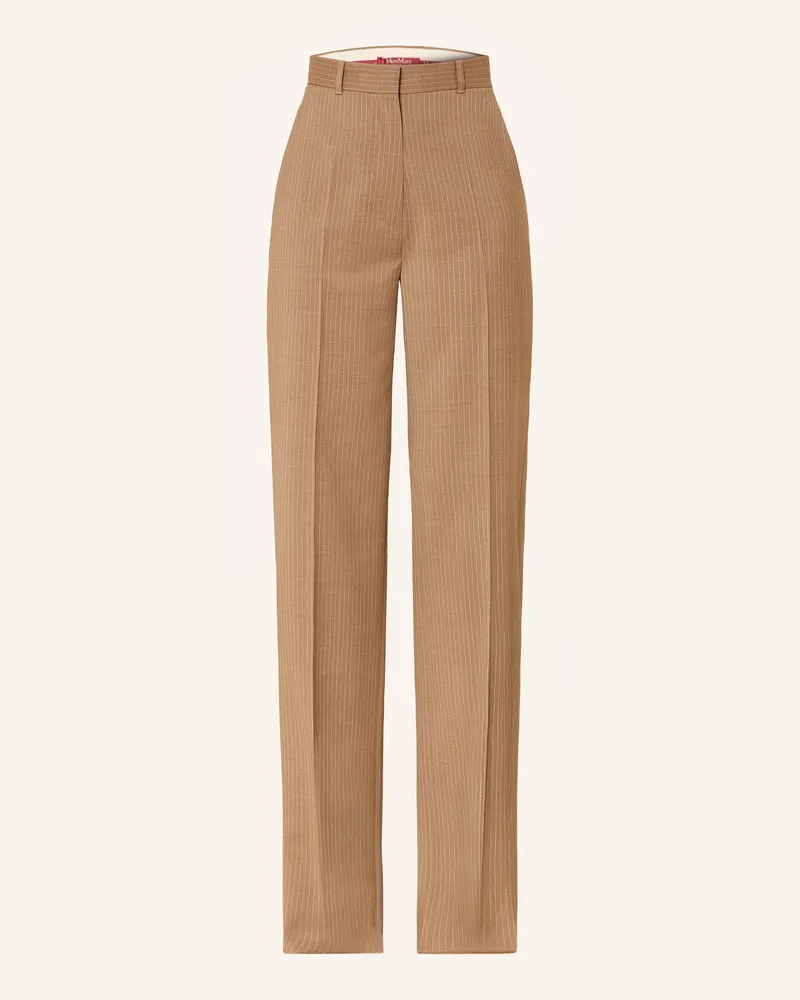 Max Mara Marlenehose Cambusa braun Camel