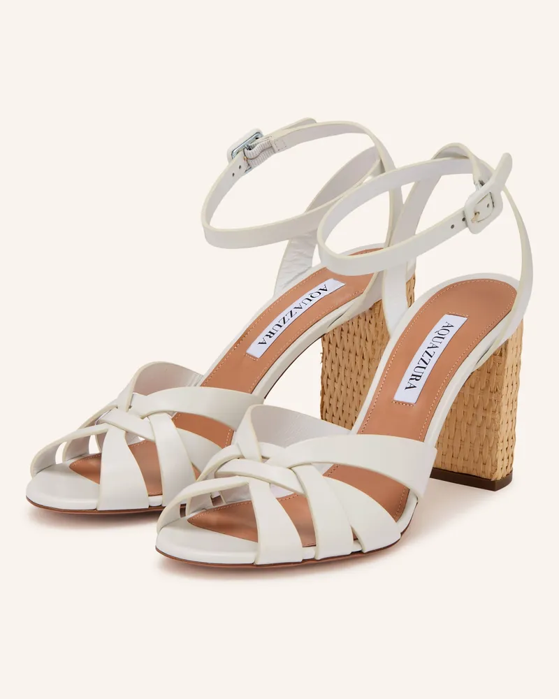 Aquazzura Sandaletten Copacabana weiss Ecru