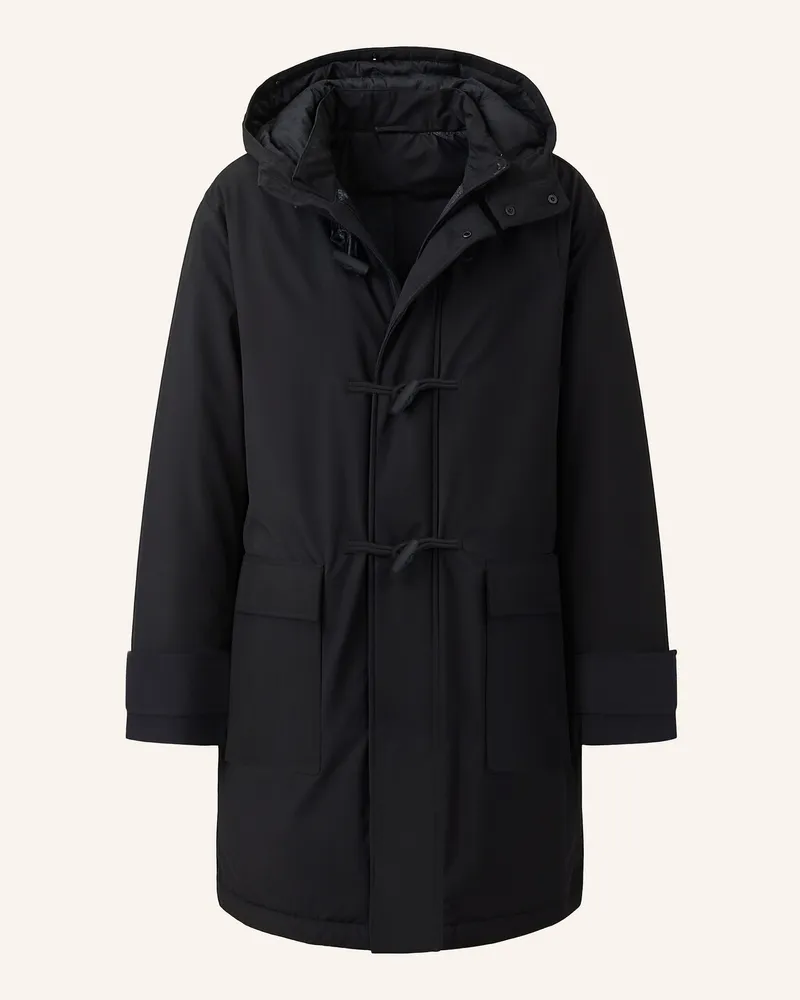 HUGO BOSS Klassischer Mantel MEVER2541 Regular Fit Schwarz