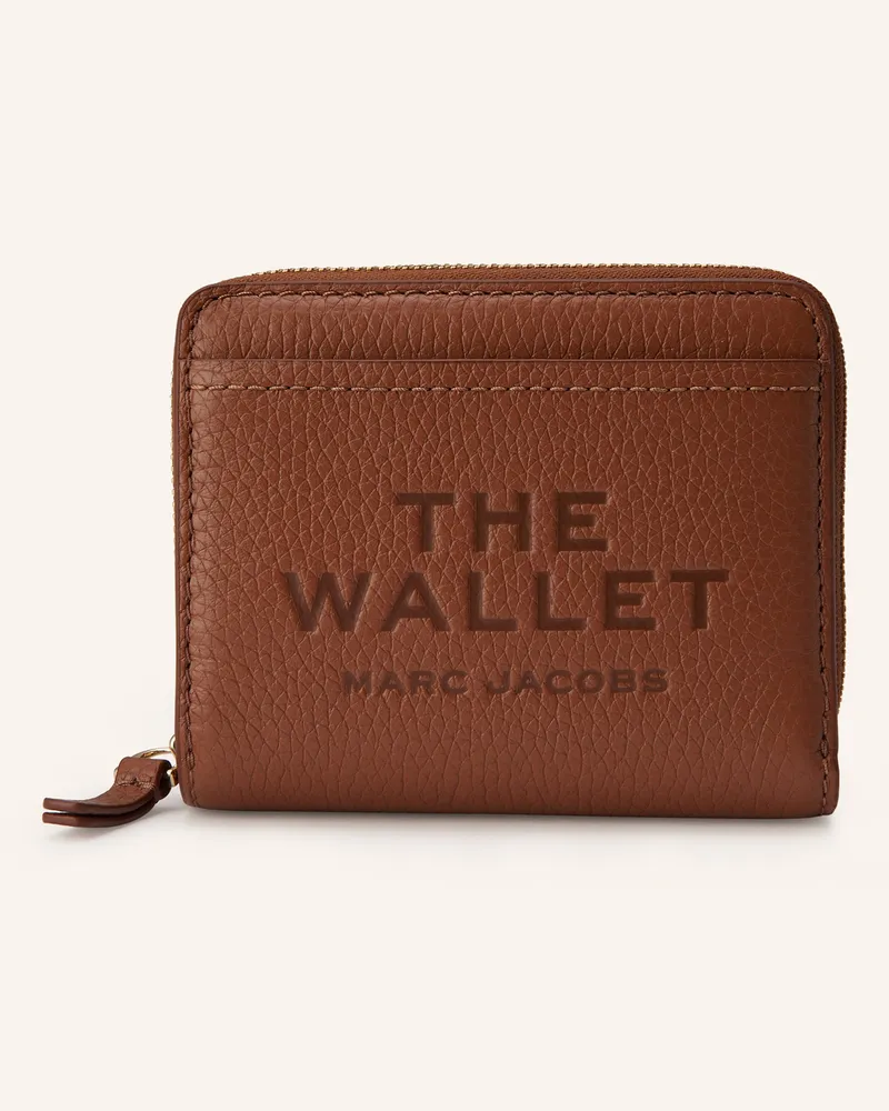Marc Jacobs Geldbörse THE MINI COMPACT WALLET Braun