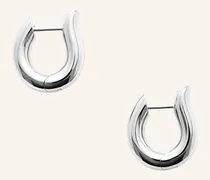 Ohrstecker SIGNATURE OHRSTECKER HOOP MEDIUM 18K Weißgold