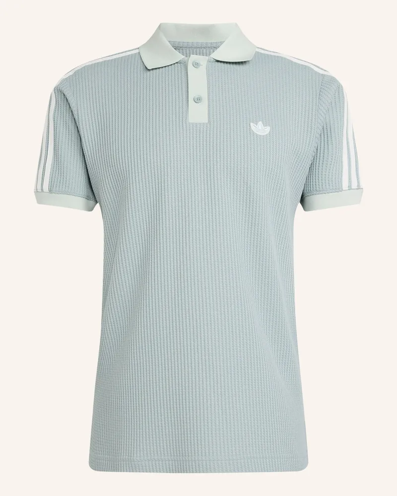 adidas Piqué-Poloshirt Waffle Knit gruen Mint