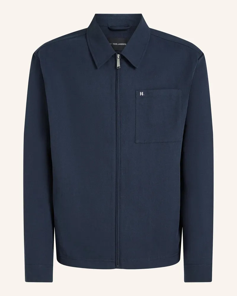 Karl Lagerfeld Jacke blau Dunkelblau