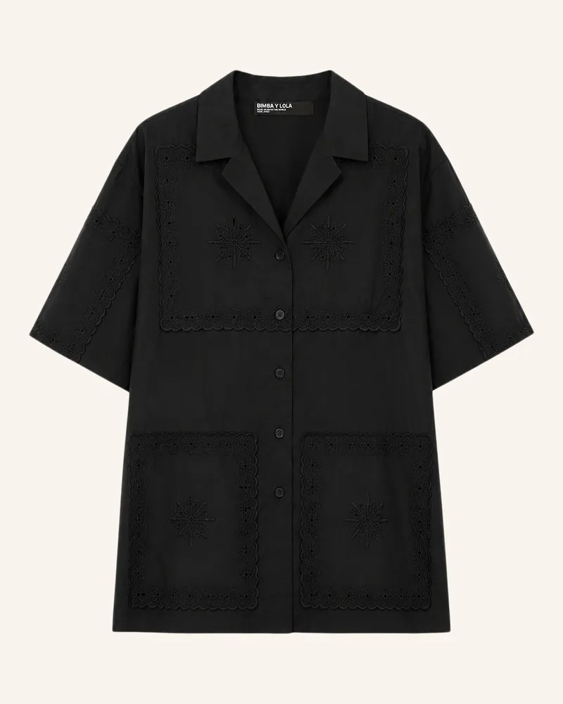 BIMBA Y LOLA Hemd schwarz Schwarz