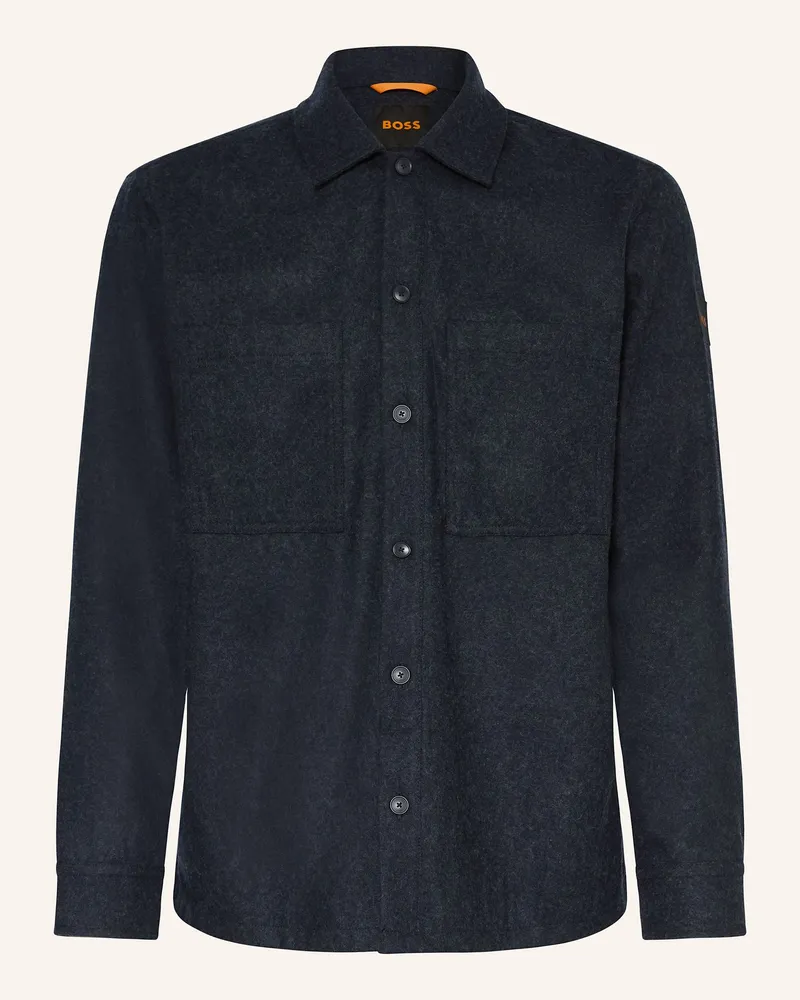HUGO BOSS Overshirt LOCKY Dunkelblau