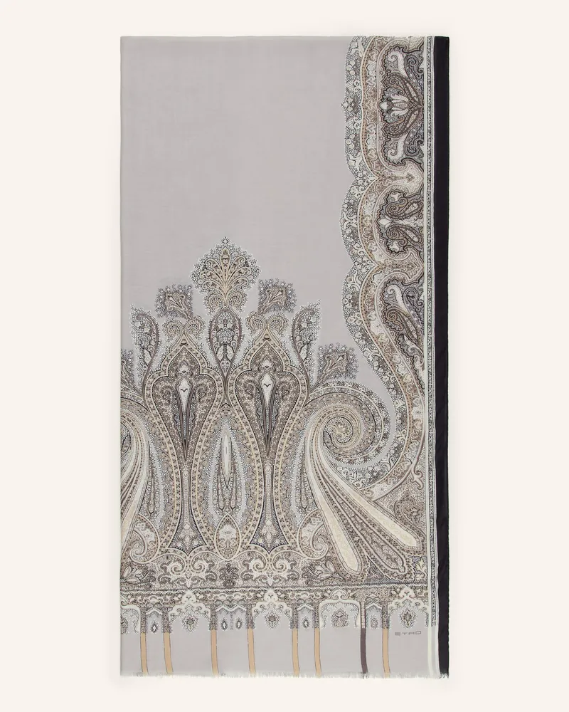 Etro Schal grau Grau