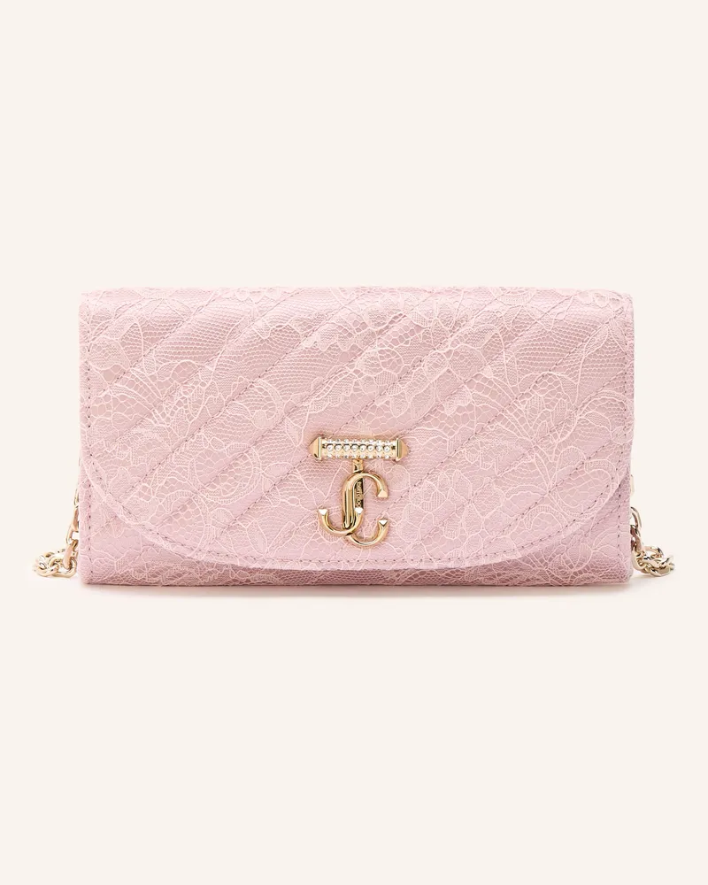 Jimmy Choo Geldbörse Curve Zum Umhängen rosa Rosa