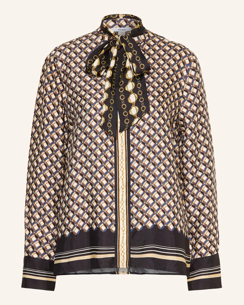 Reiss Satinbluse Carmine Mit Abnehmbarer Schluppe gold Gelb