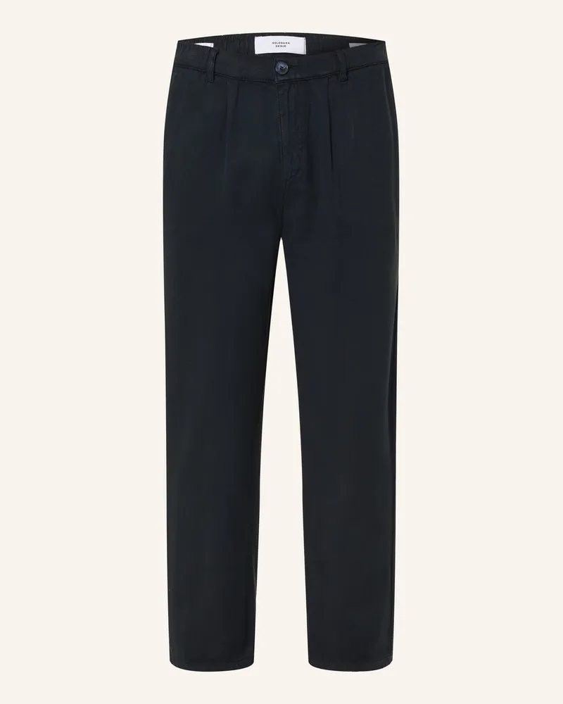 Goldgarn Chino Relaxed Fit blau Dunkelblau