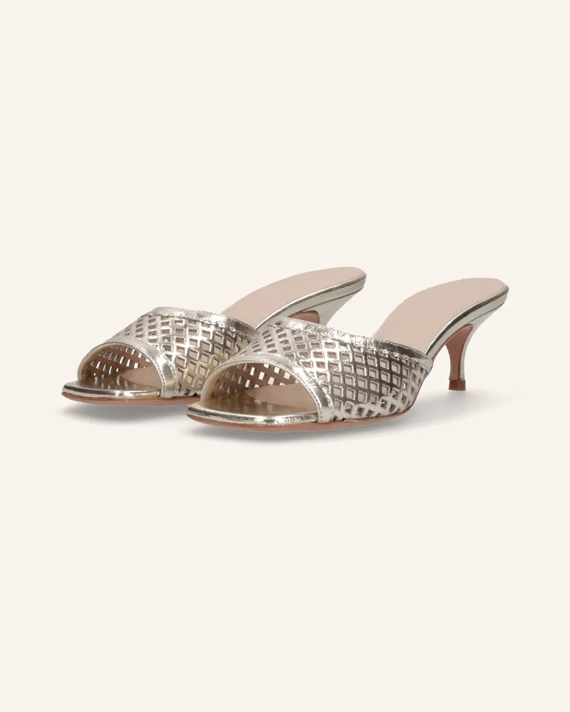 Thea Mika Mules Gold