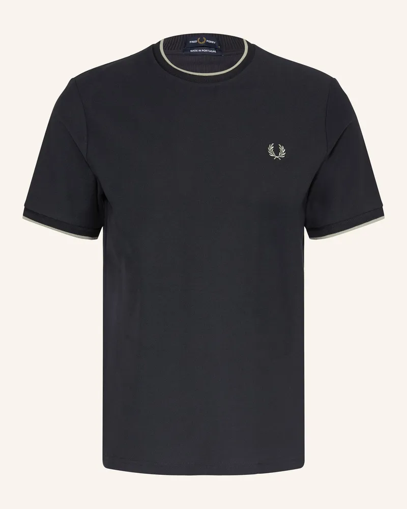 Fred Perry T-Shirt blau Dunkelblau