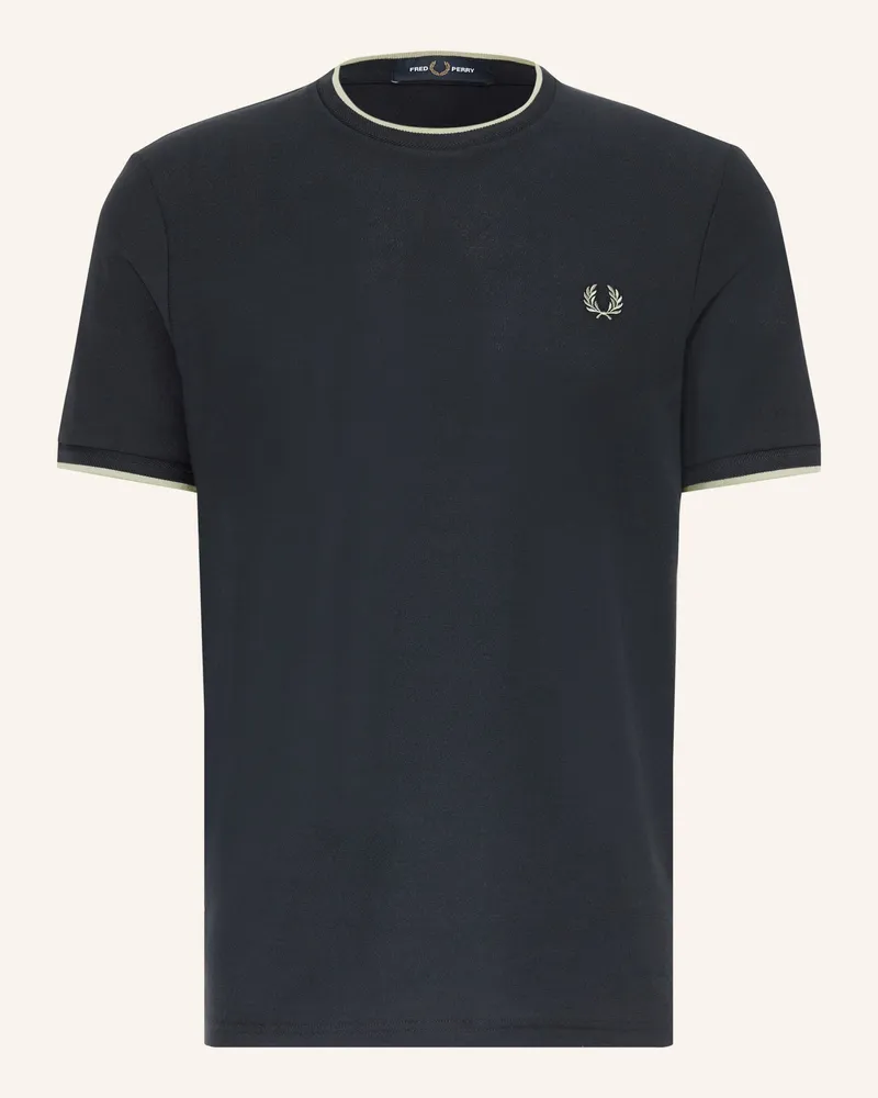 Fred Perry T-Shirt blau Dunkelblau
