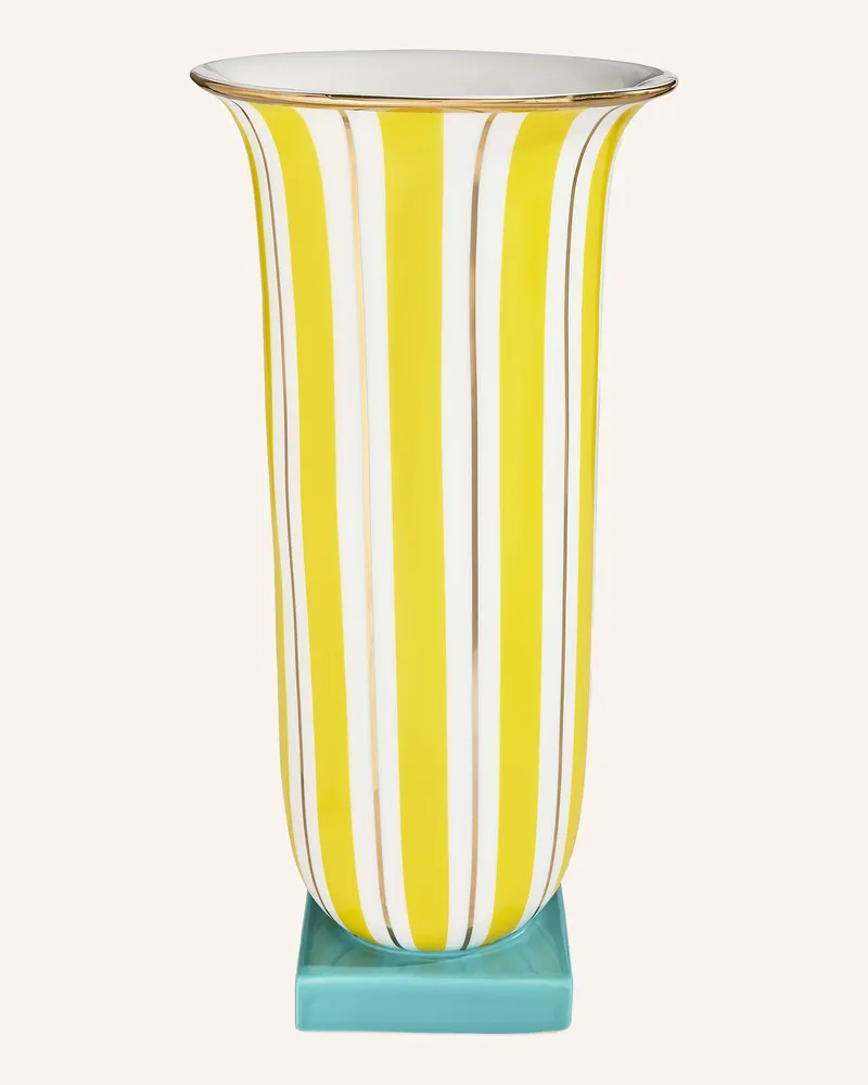 Jonathan Adler Vase Portofino Flared Tall gelb Gelb