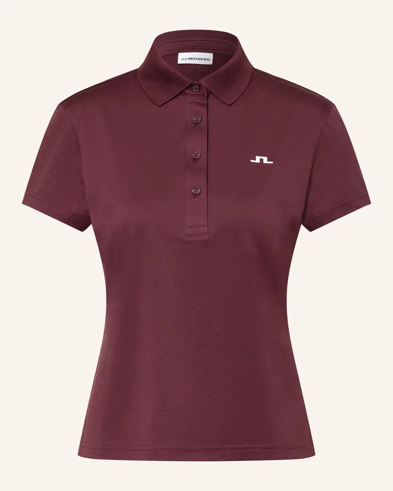 J.Lindeberg Funktions-Poloshirt rot Fuchsia