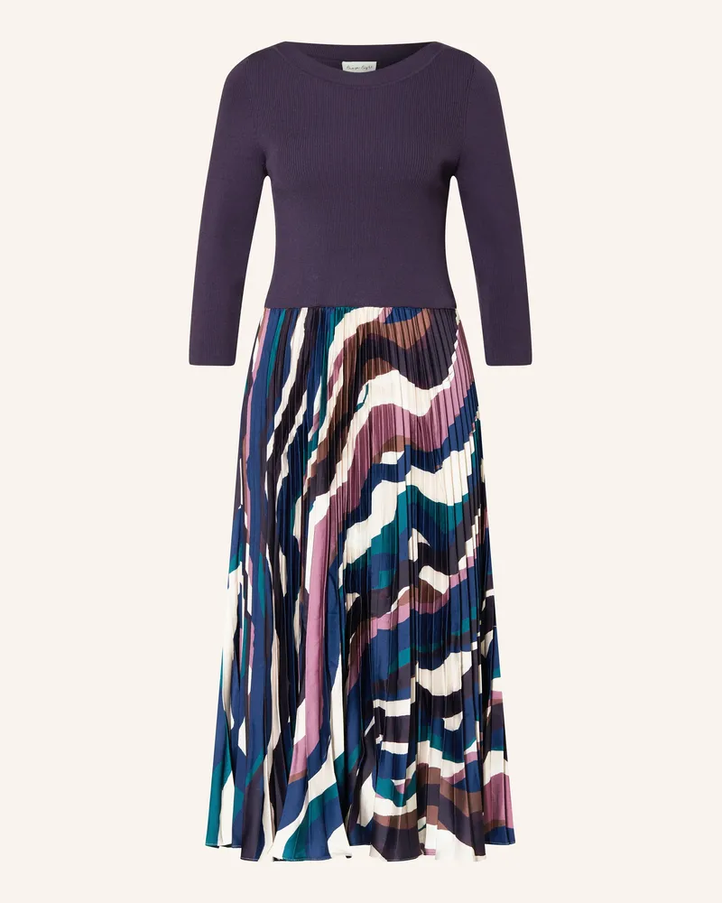 Phase Eight Kleid Riley Im Materialmix lila Dunkellila