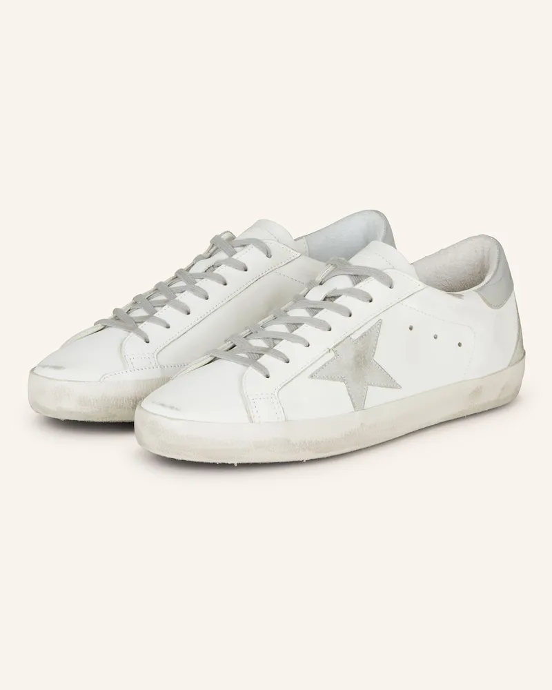 Golden Goose Sneaker Super-Star weiss Weiss