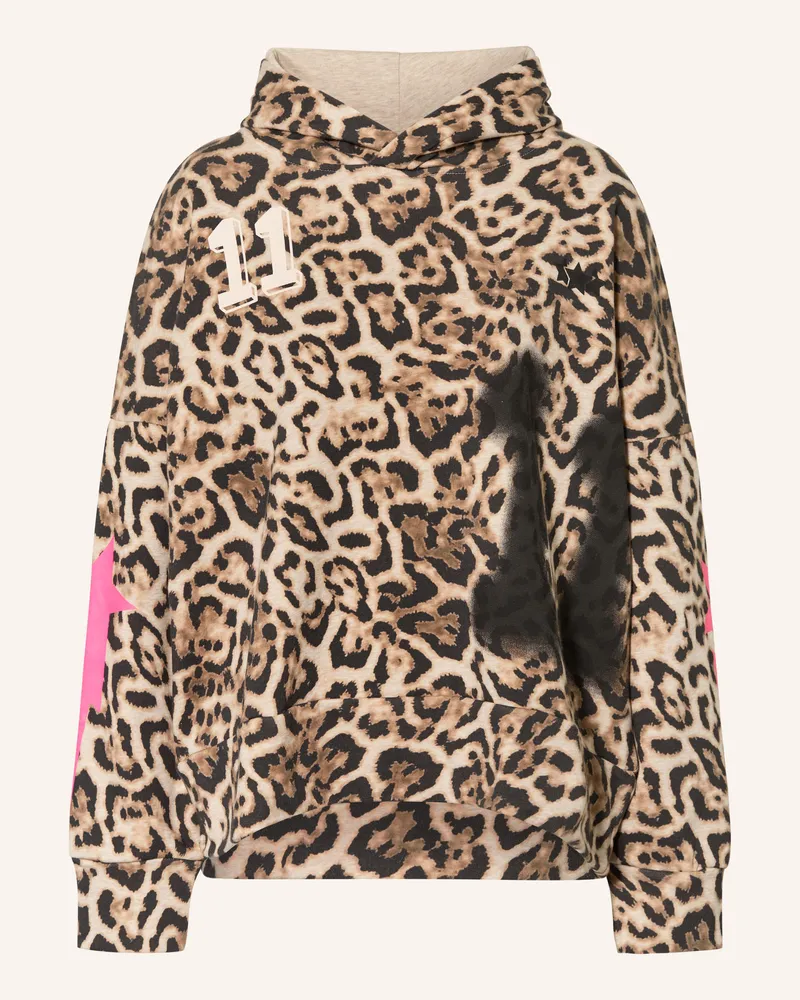 Yippie Hippie Oversized-Hoodie braun Cognac