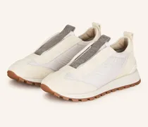 Slip-on-Sneaker mit Schmucksteinen