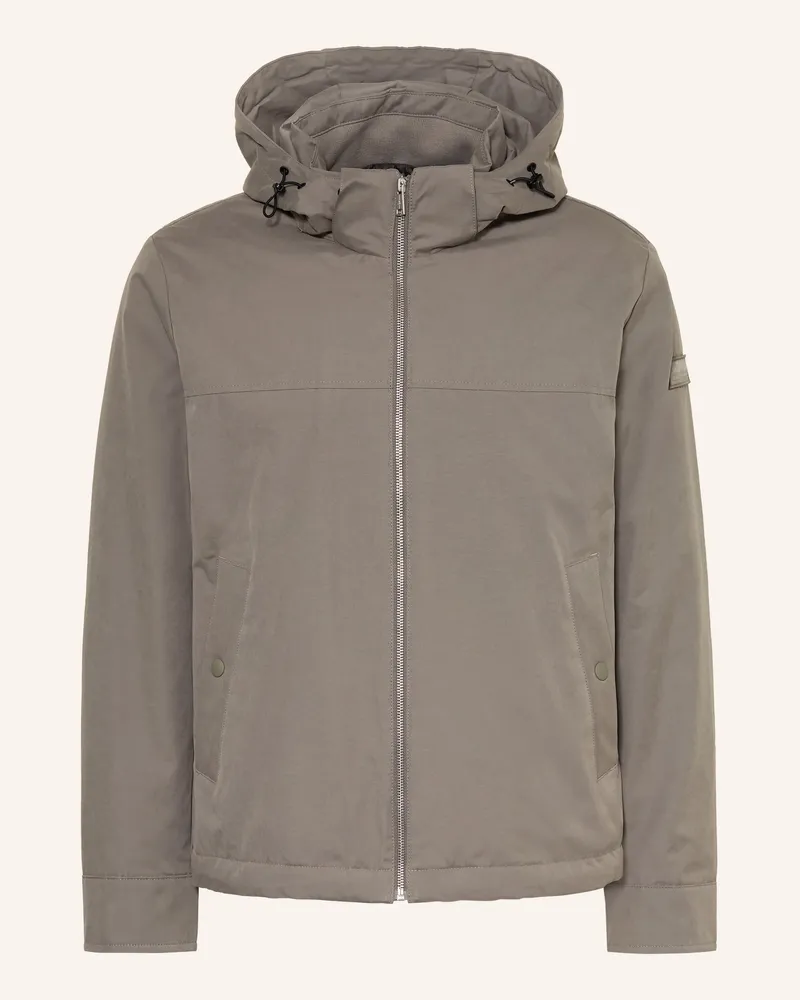 Marc O'Polo Jacke Mit Abnehmbarer Kapuze grau Hellgrau