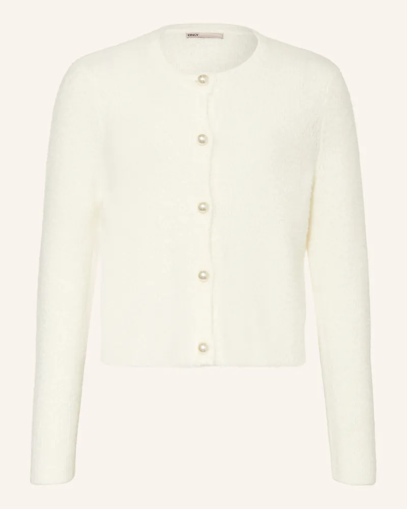 only Strickjacke Ecru