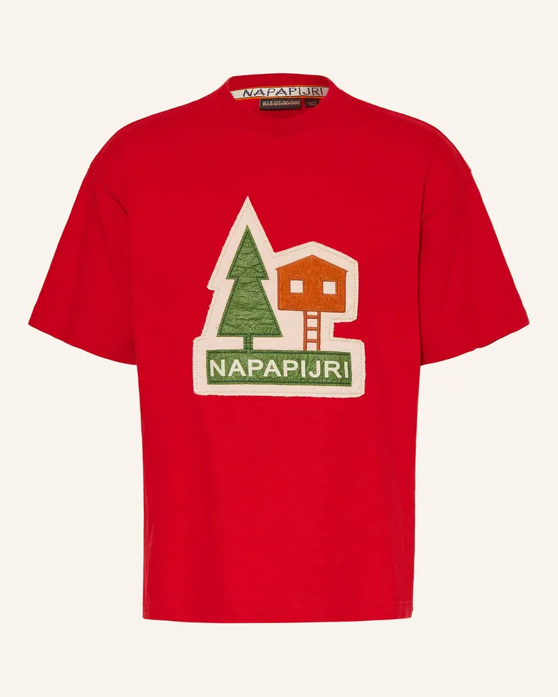 Napapijri T-Shirt Trahus rot Rot