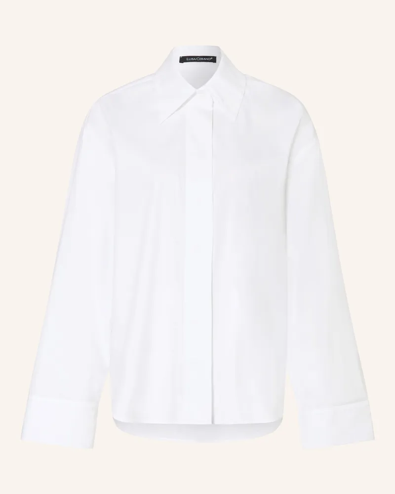 Luisa Cerano Hemdbluse weiss Weiss