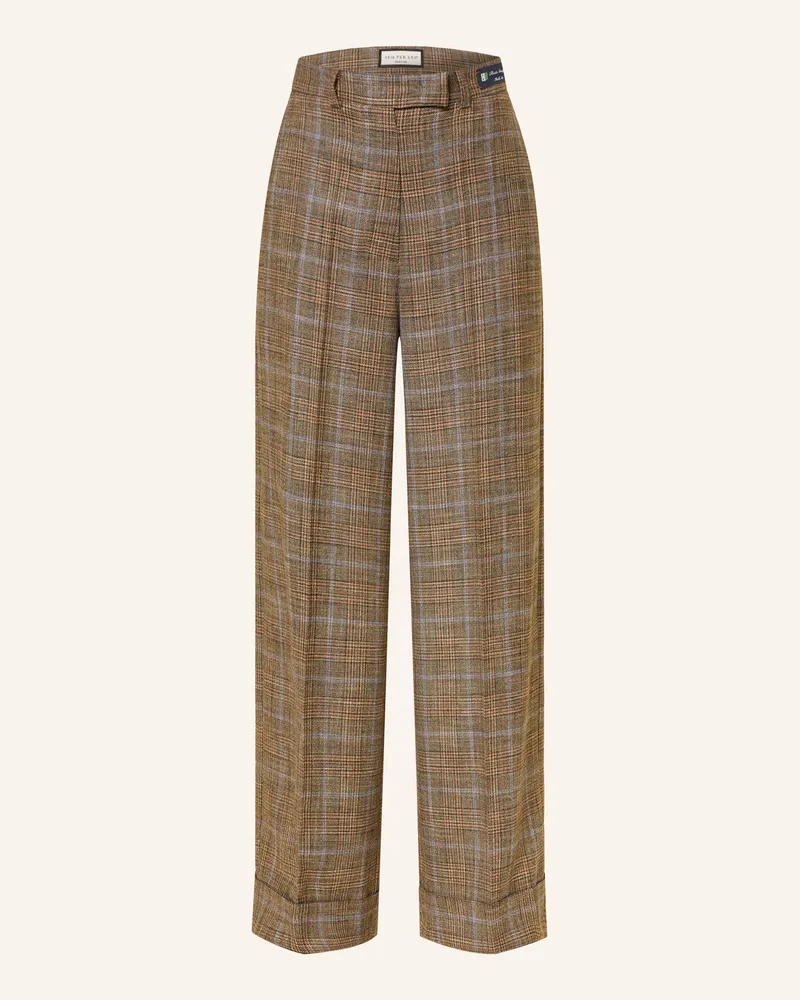 SEM PER LEI Marlenehose braun Cognac