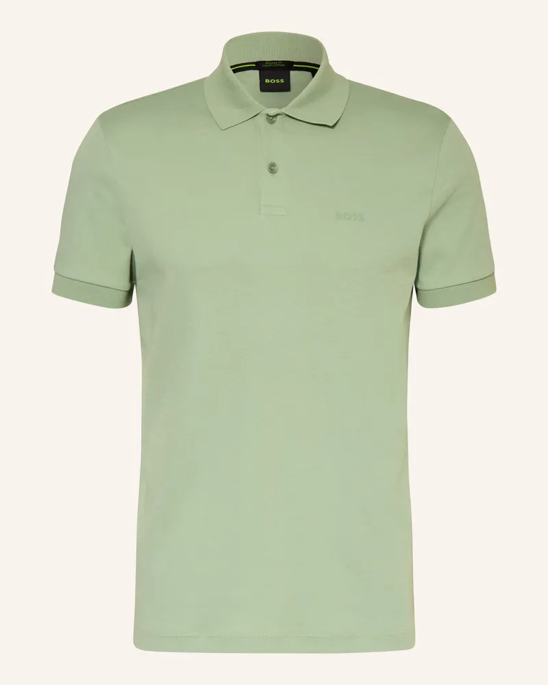 HUGO BOSS Jersey-Poloshirt PIO Grün