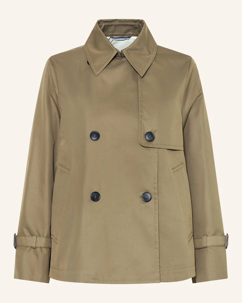 Max Mara Trench-Jacke Biglia gruen Khaki