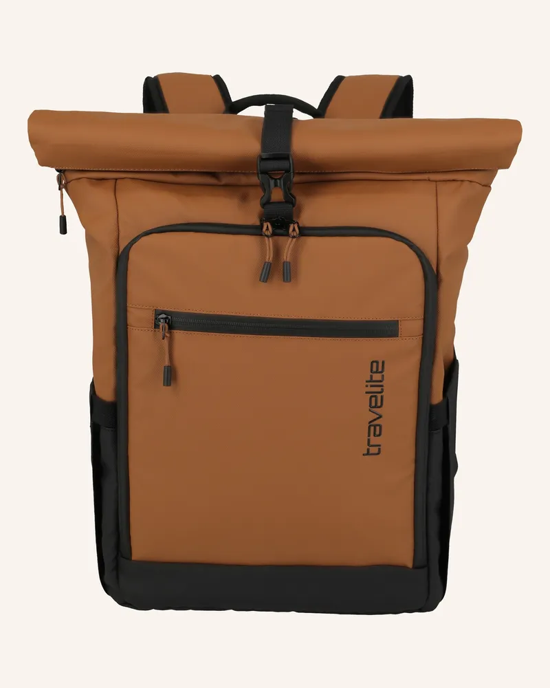Travelite Rucksack BRIIZE ROLL UP 24 l mit Laptop-Fach Braun