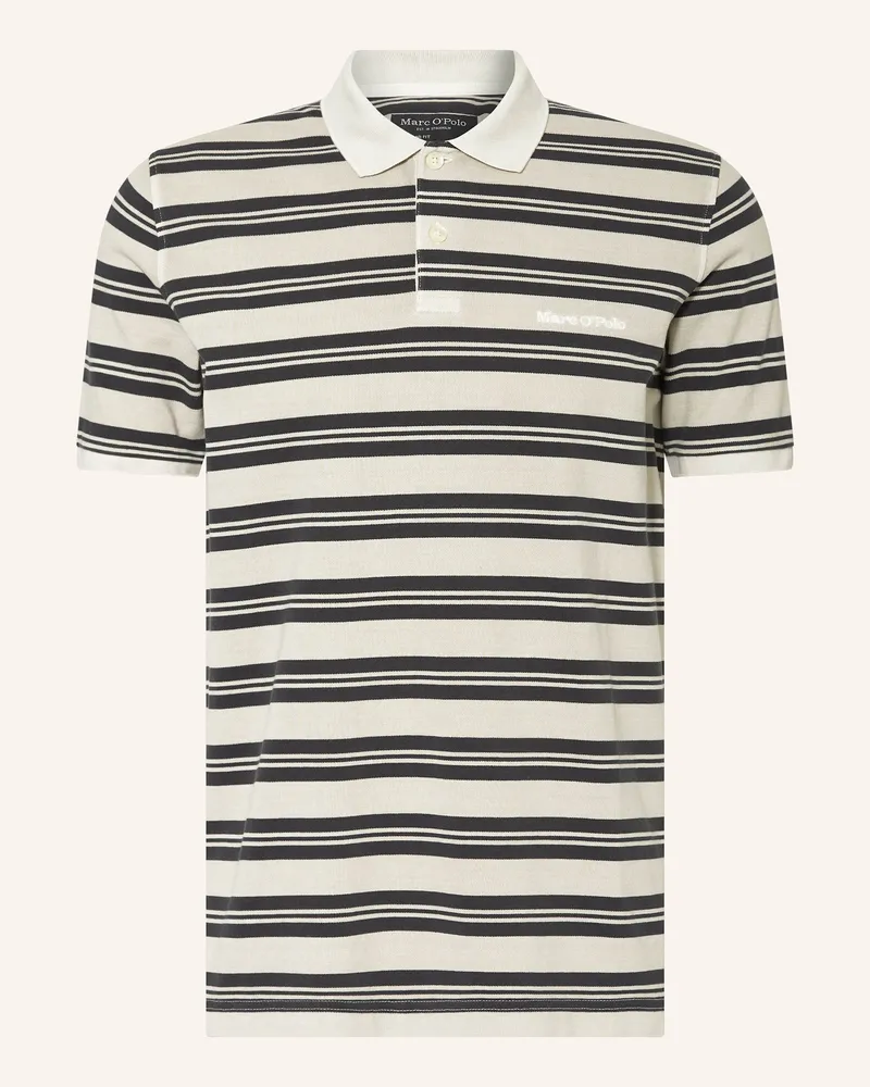 Marc O'Polo Piqué-Poloshirt Regular Fit Dunkelgrau