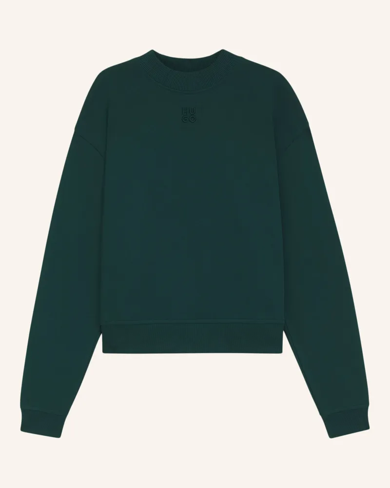HUGO BOSS Sweatshirt DAXANDRIA Relaxed Fit Dunkelgrün