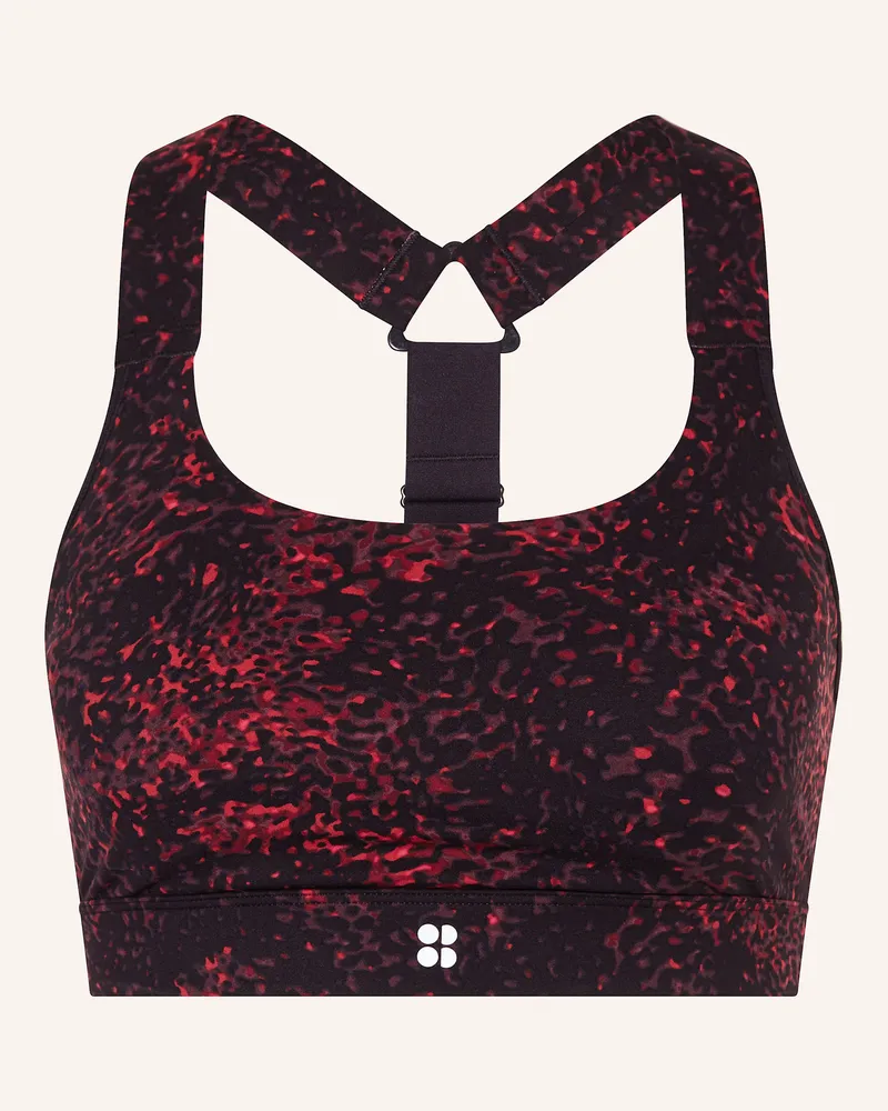 Sweaty Betty Sport-BH POWER MEDIUM Dunkelrot