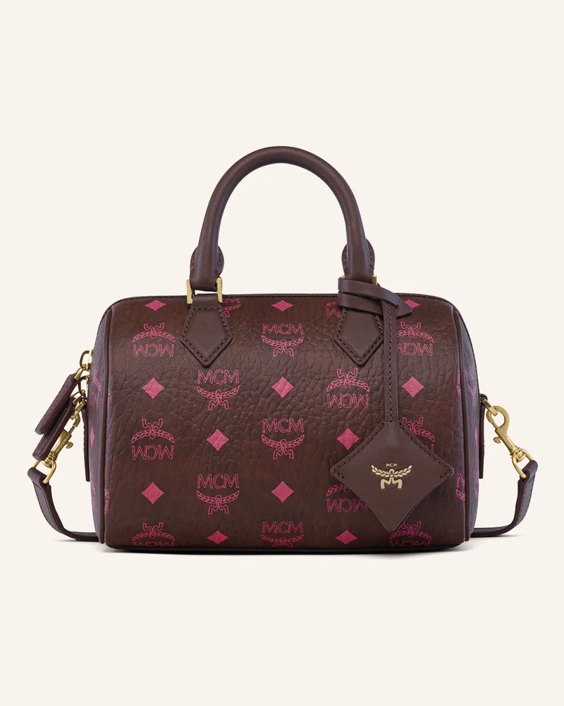 MCM Handtasche Ella Boston Visetos braun Braun