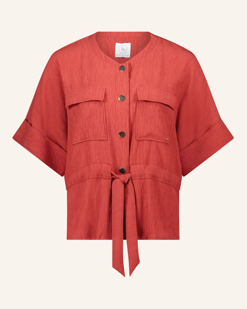 Betty Barclay Bluse rot Dunkelorange