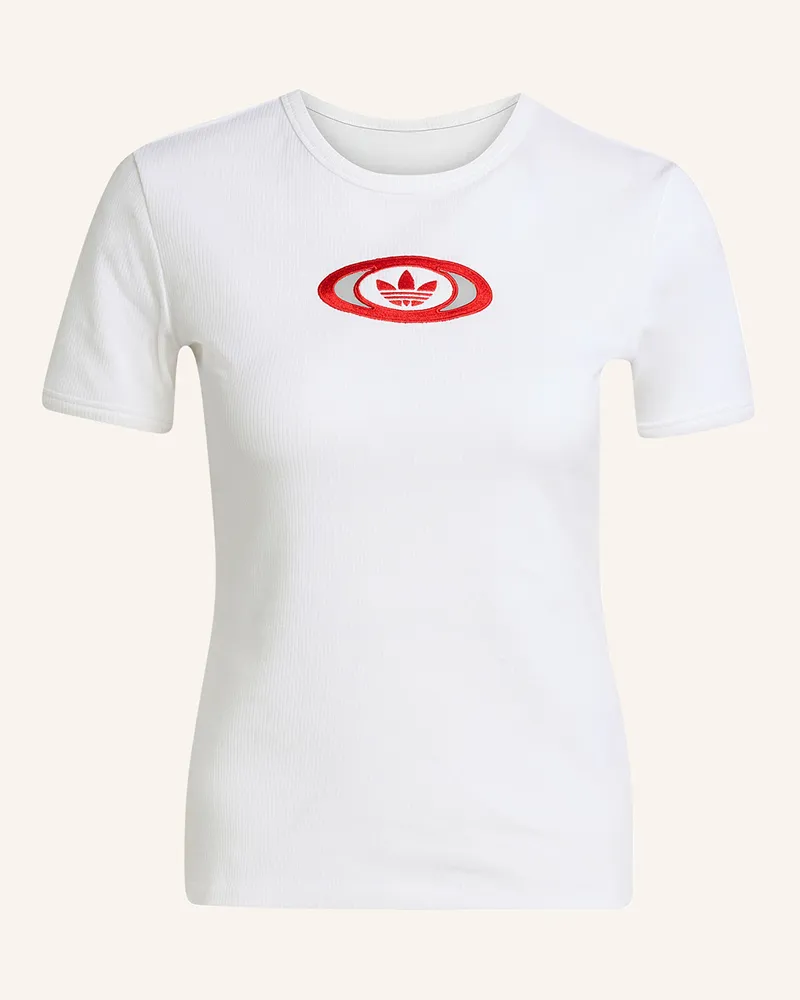 adidas T-Shirt Originals Mit Cut-Outs weiss Weiss