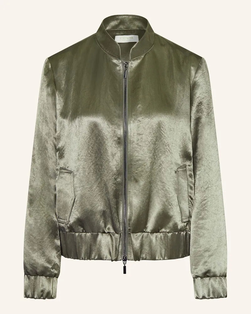 CATNOIR Satinblouson Oliv